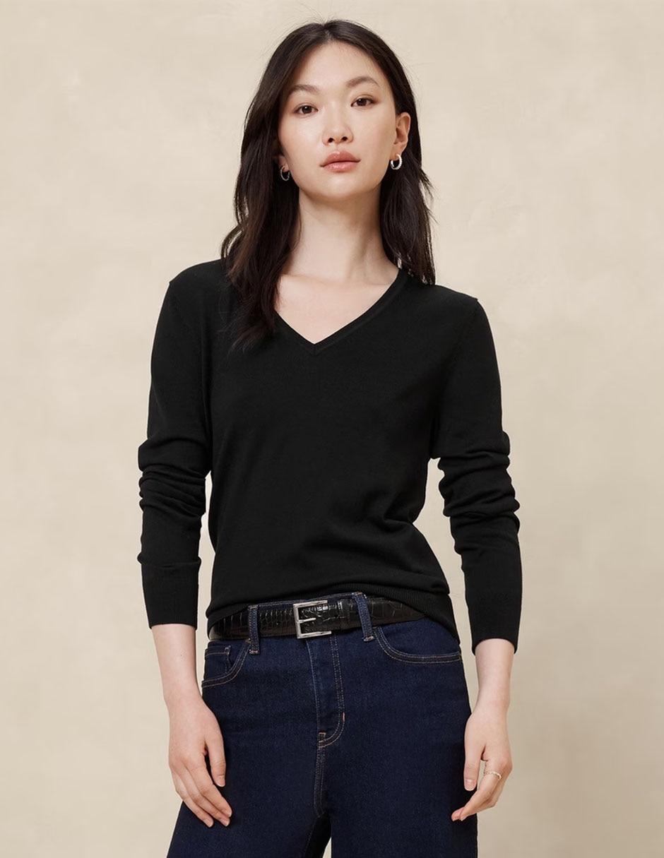 Suéter cuello v para mujer Suéter cuello v para mujer