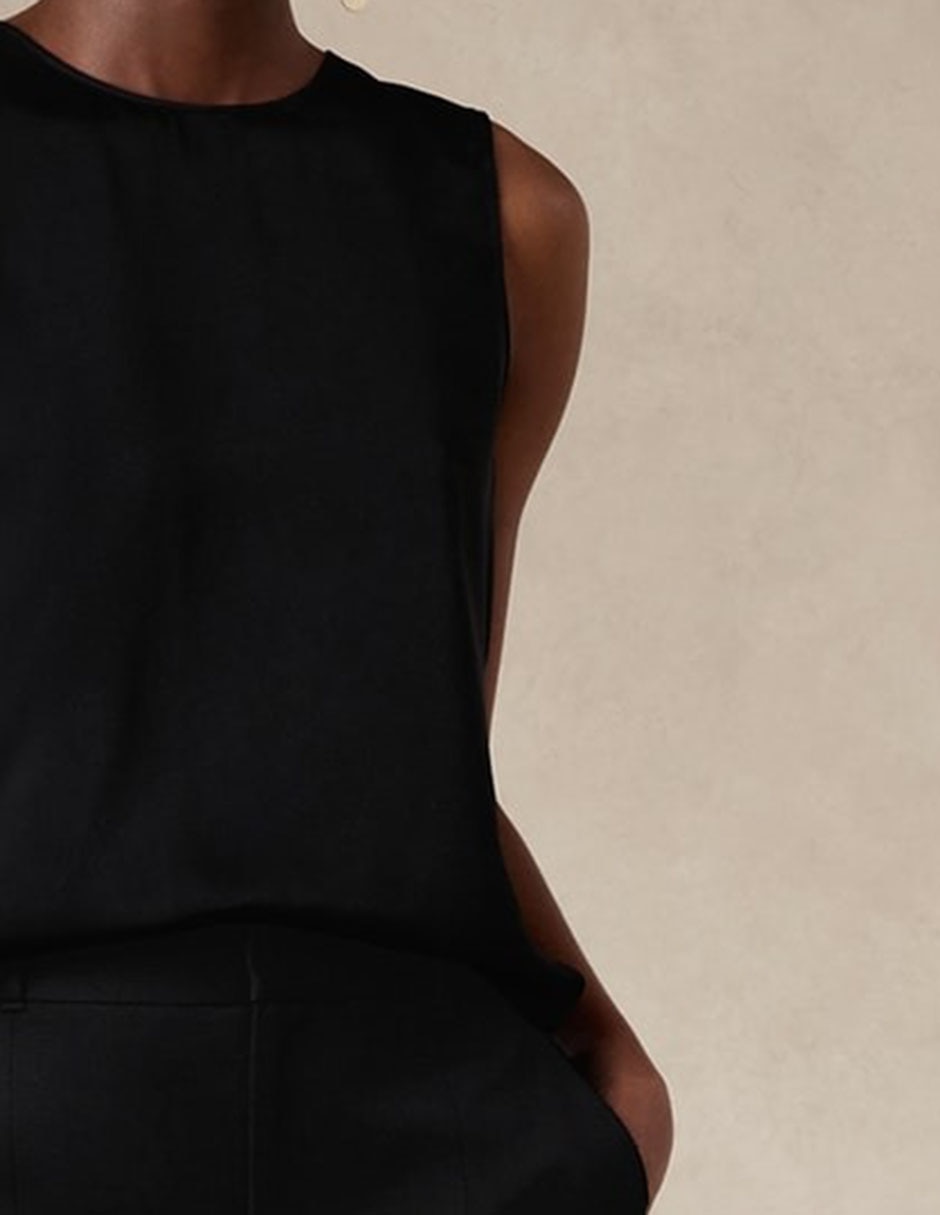 Blusa sin manga para mujer 2
