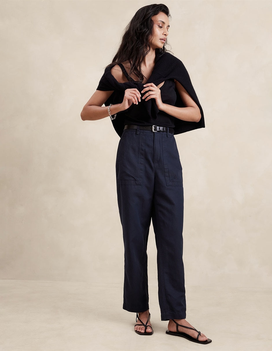 Pantalón de vestir straight para mujer