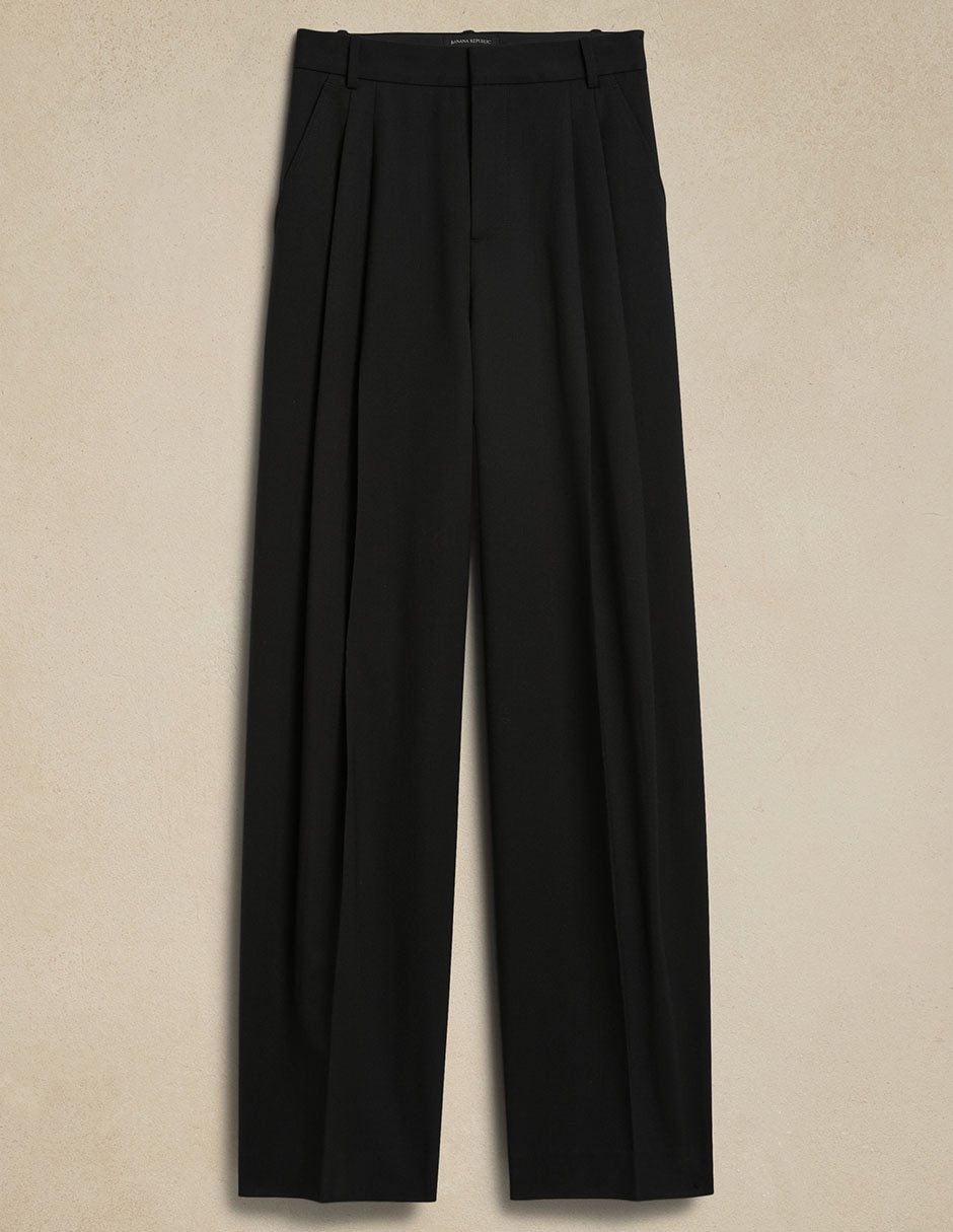 Pantalón de vestir wide leg para mujer 4