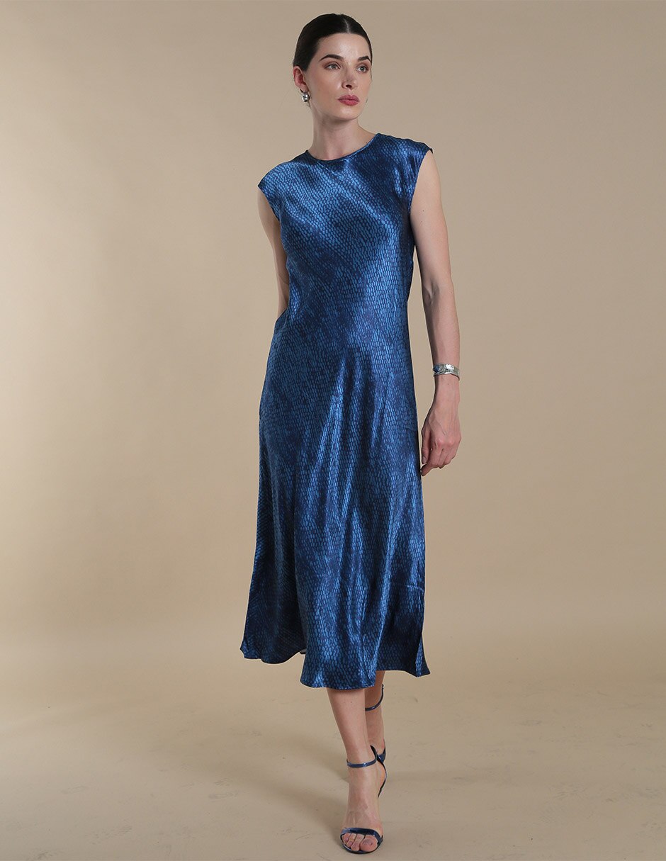 Vestido midi formal para mujer