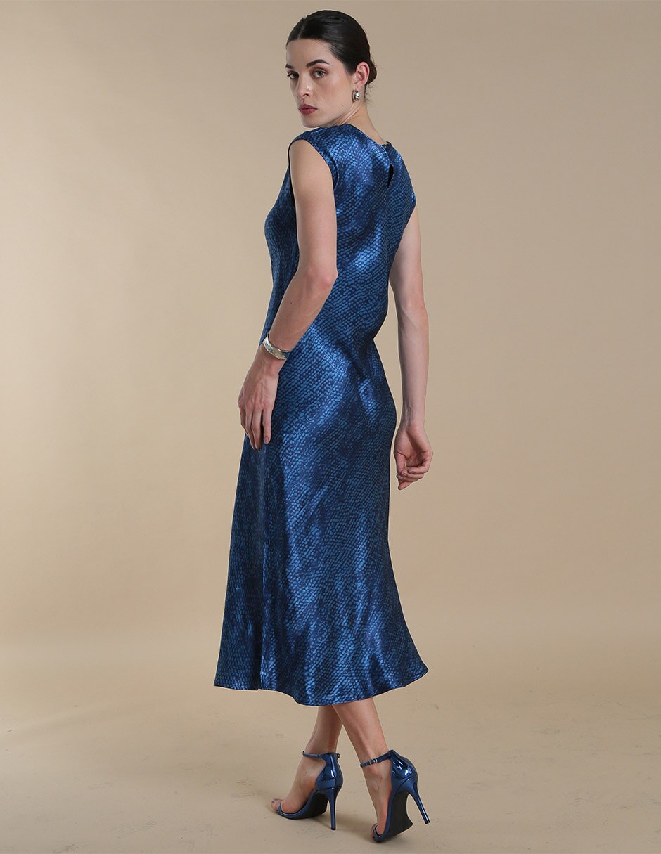 Vestido midi formal para mujer