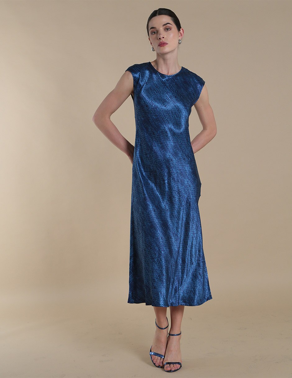 Vestido midi formal para mujer