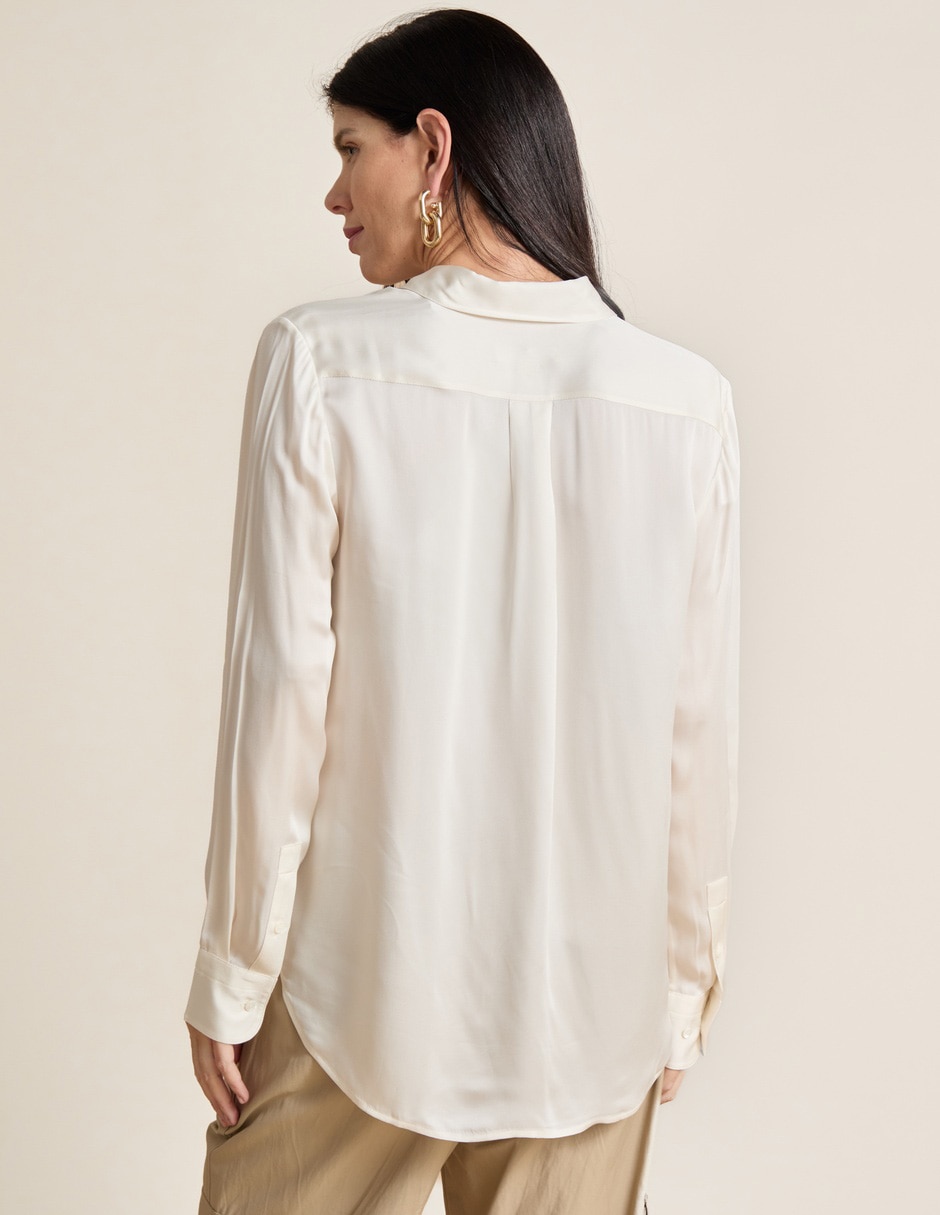 Blusa manga larga para mujer