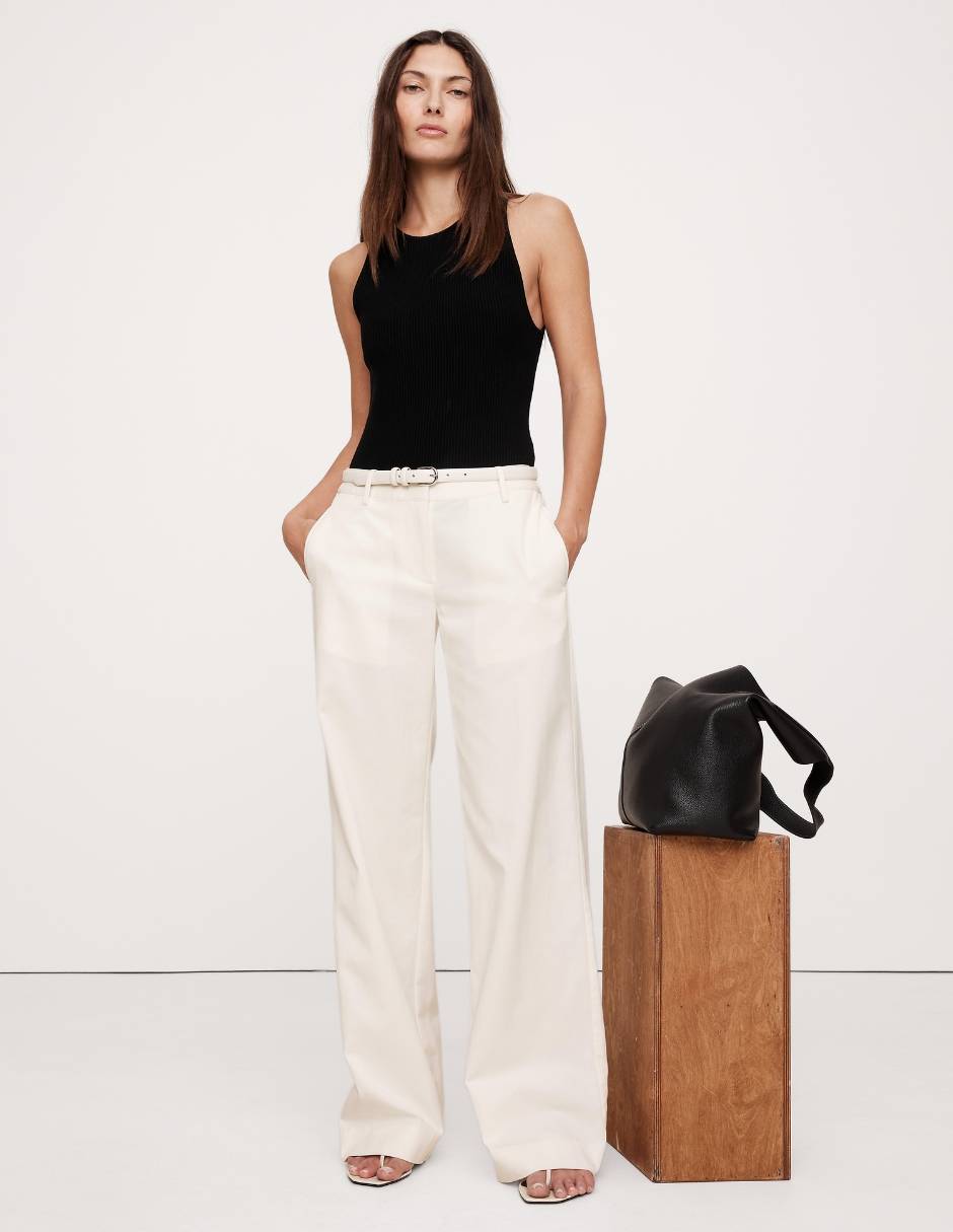 Pantalón de vestir amplio para mujer Pantalón de vestir amplio para mujer