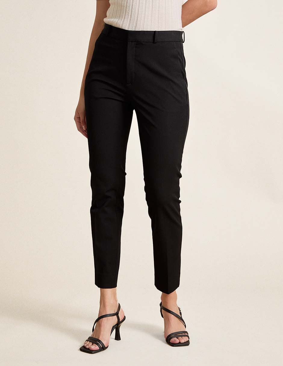 Pantalón de vestir slim para mujer