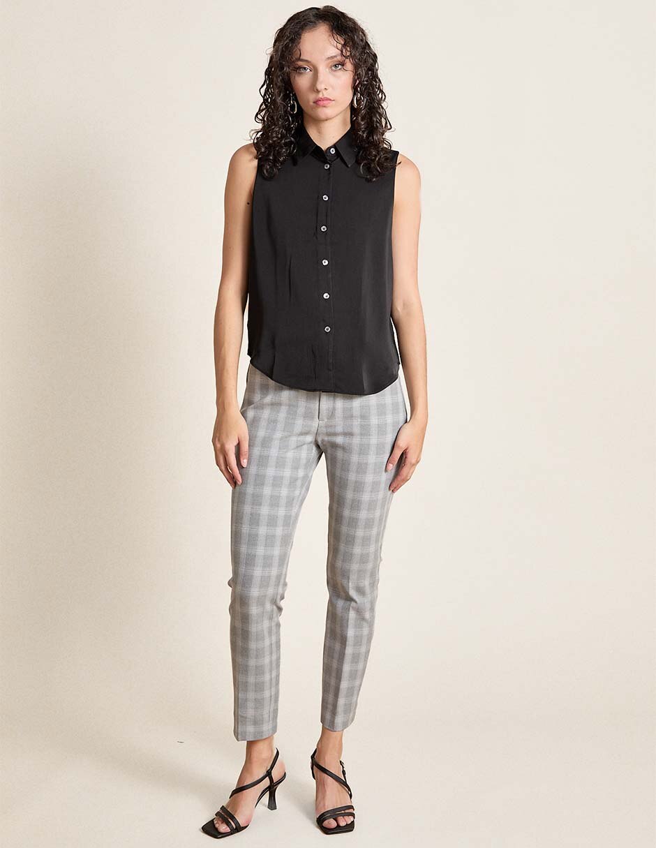 Pantalón de vestir slim para mujer 3