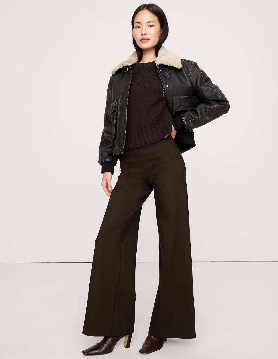 Pantalón relaxed wide leg para mujer Pantalón relaxed wide leg para mujer