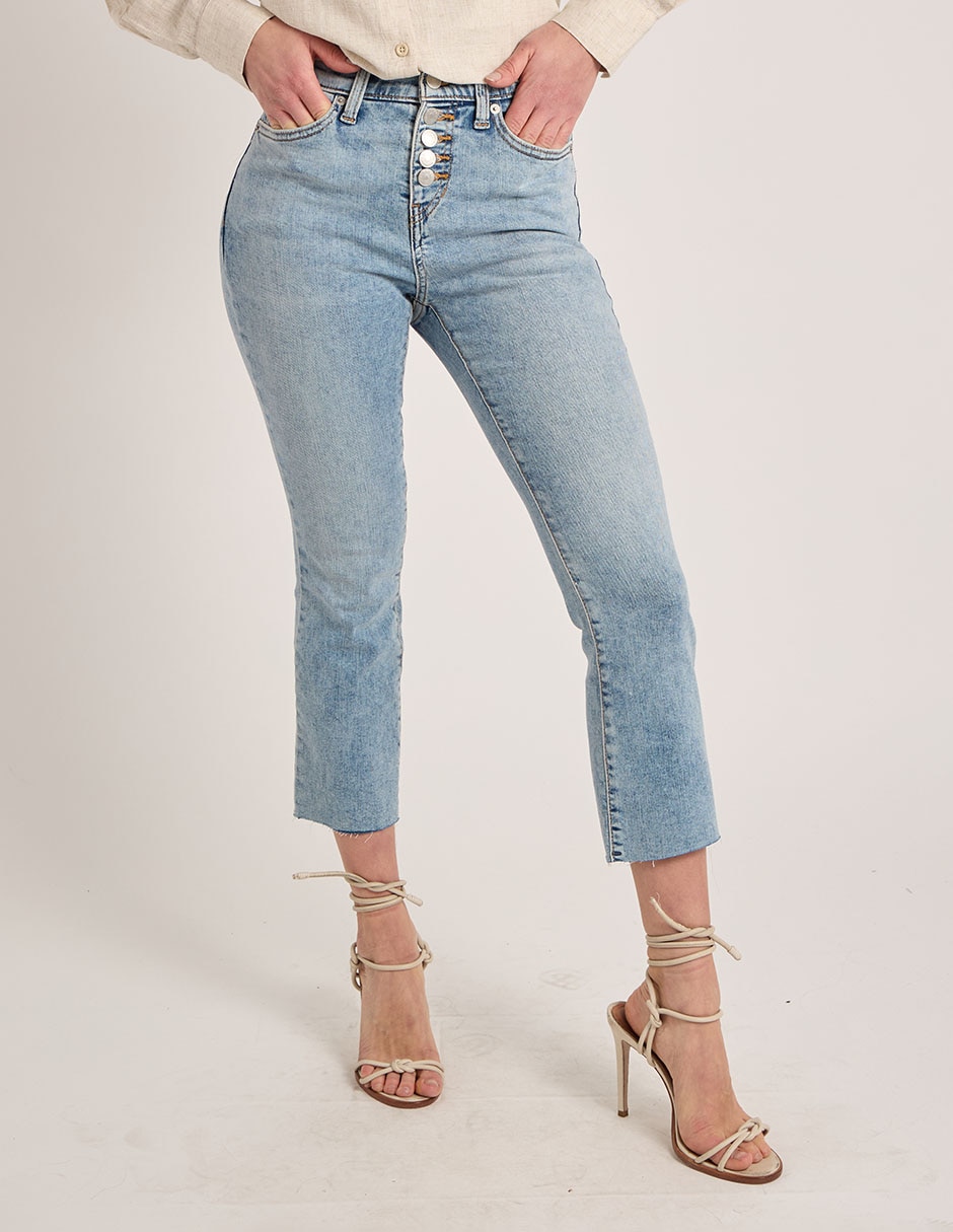 Jeans Capri Slim Para Mujer