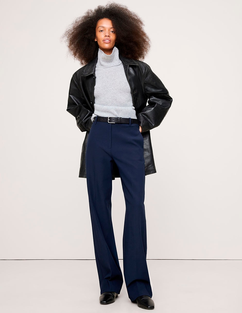 Pantalón de vestir straight para mujer