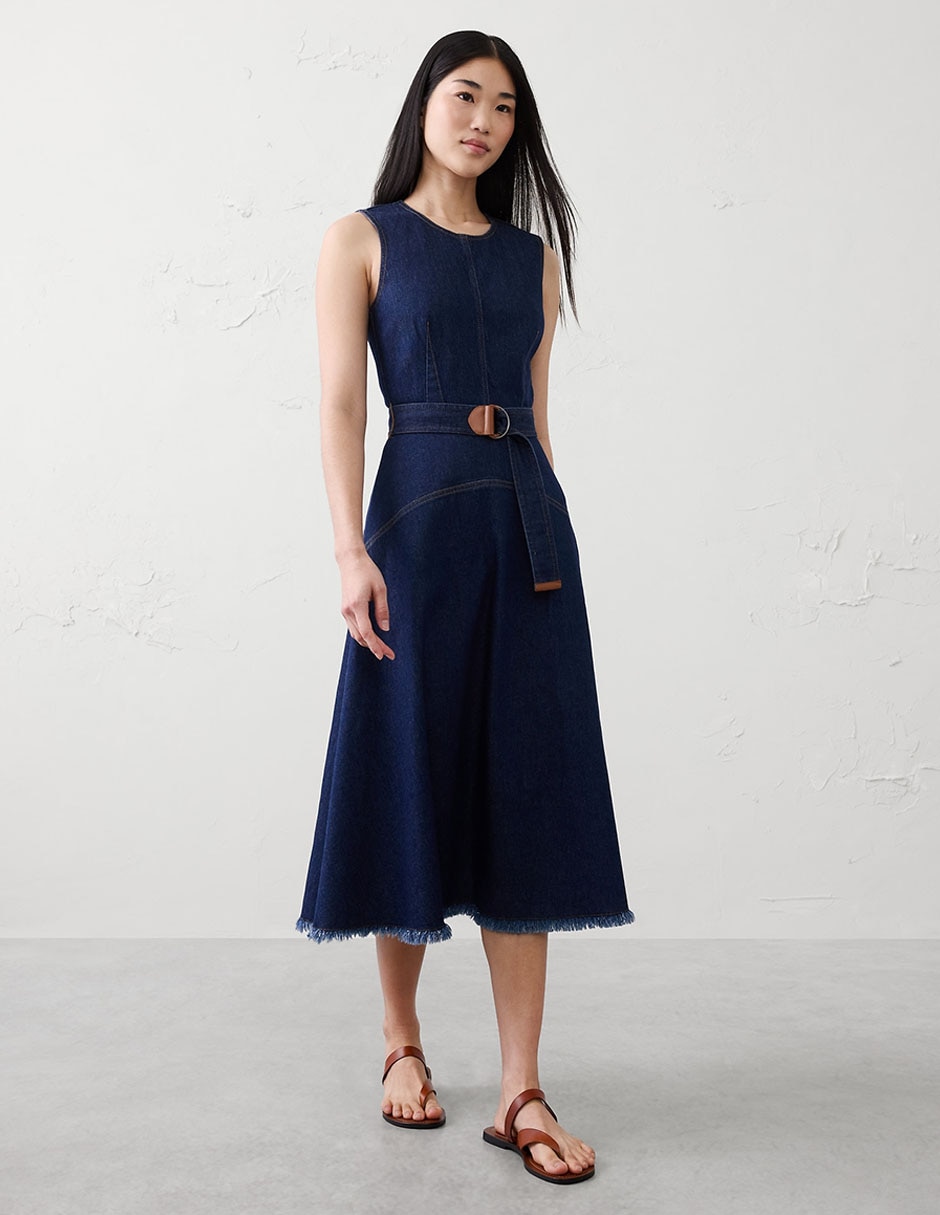 Vestido 3/4 casual para mujer