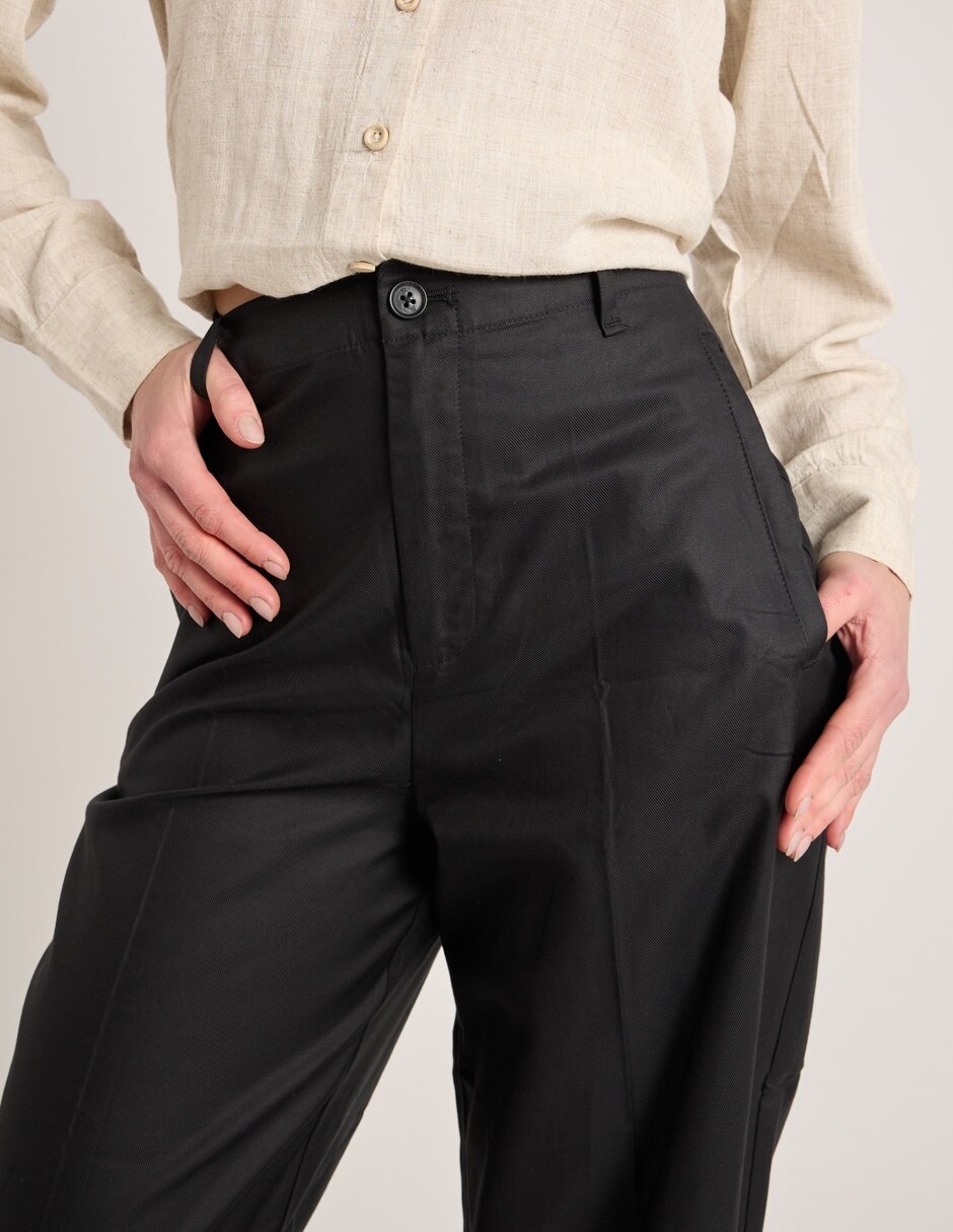Pantalón de vestir wide leg para mujer 3