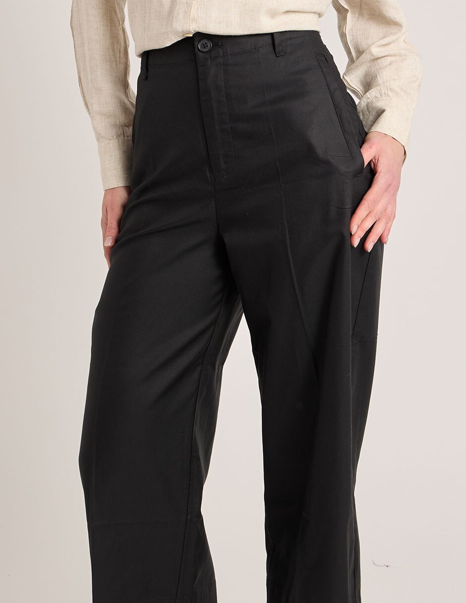 Pantalón de vestir wide leg para mujer 2