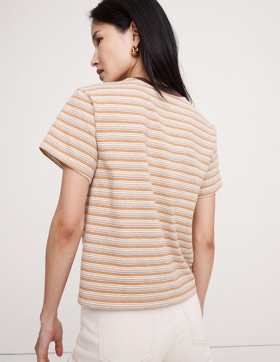 Playera manga corta cuello redondo para mujer 2