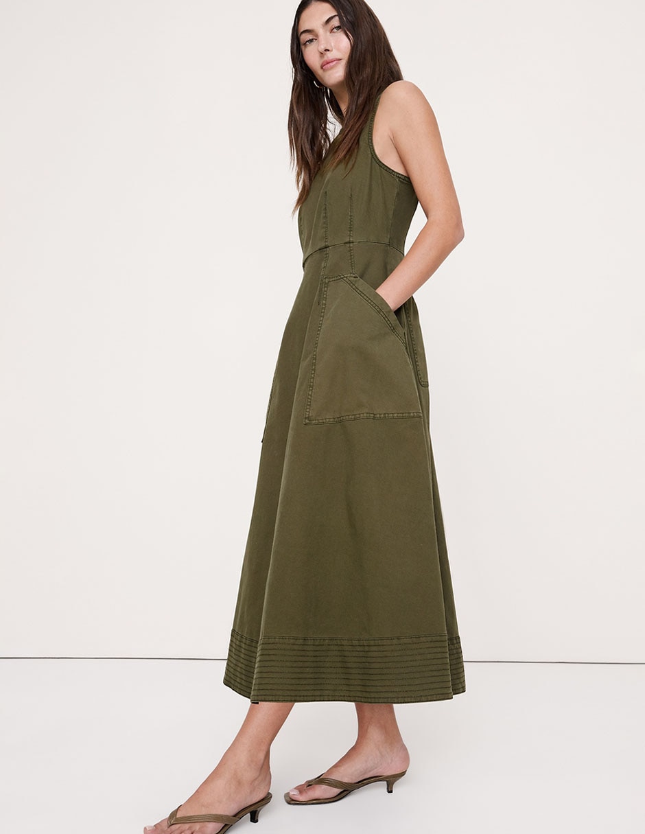 Vestido largo casual para mujer 3