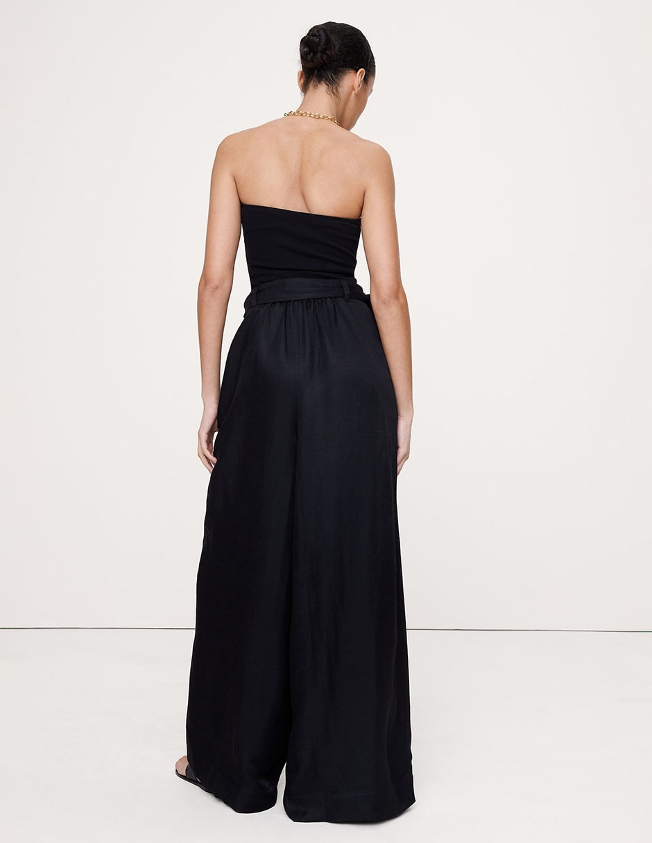Pantalón relaxed wide leg para mujer 2