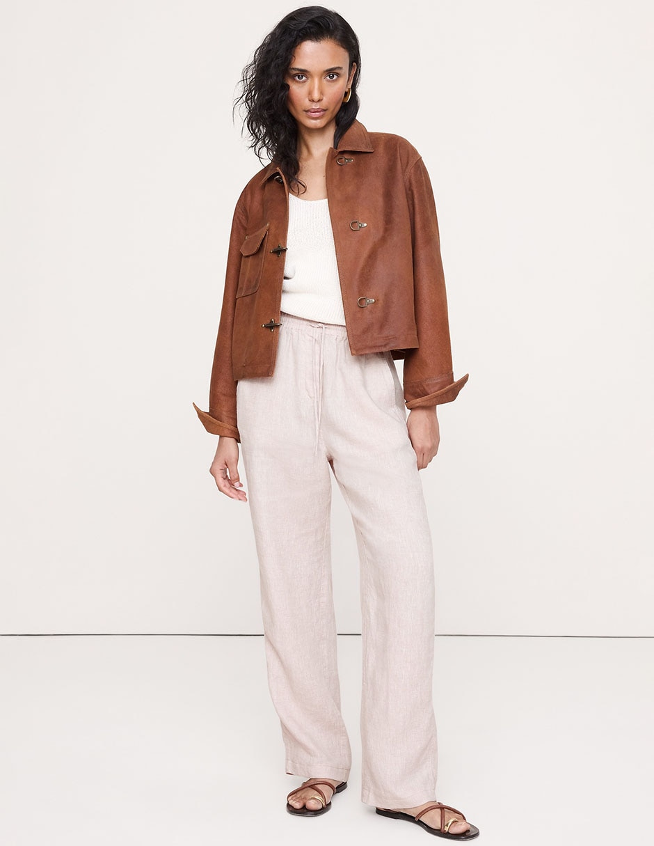 Pantalón relaxed straight para mujer Pantalón relaxed straight para mujer