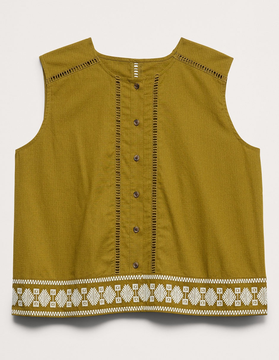 Blusa sin manga para mujer 4