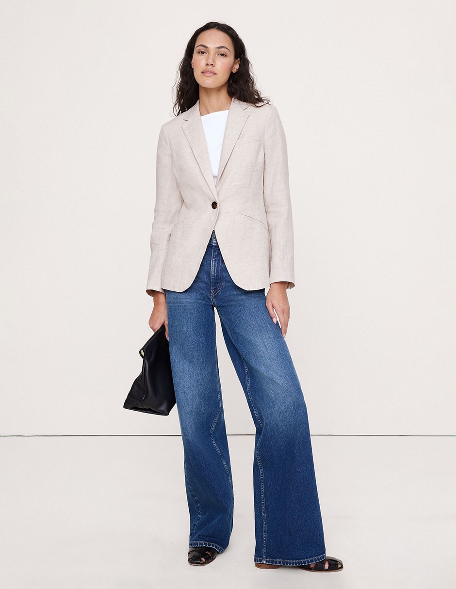 Saco sastreado casual para mujer