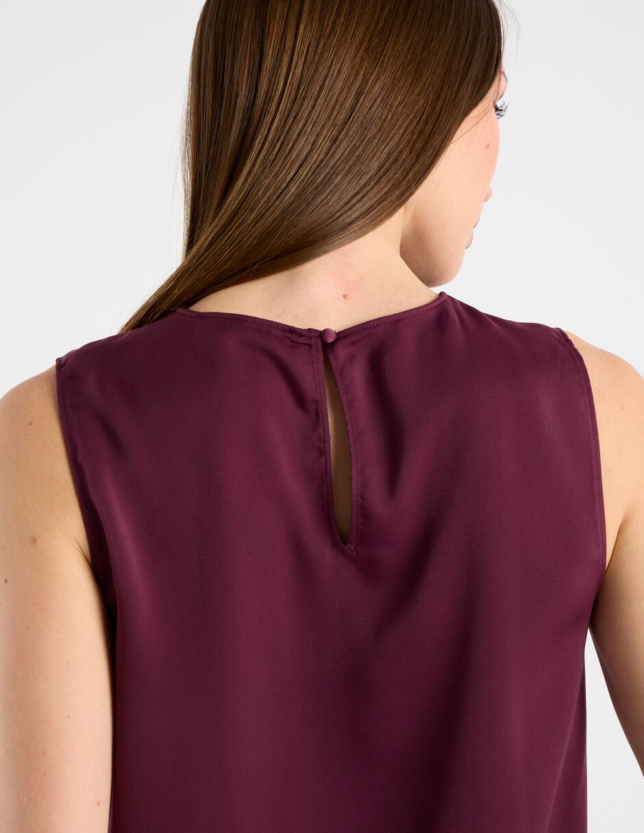 Blusa sin manga para mujer