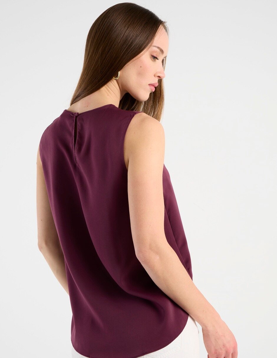 Blusa sin manga para mujer