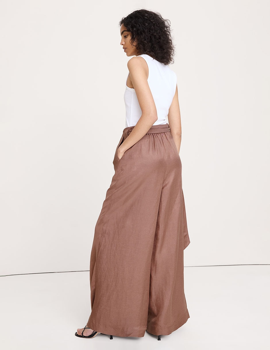 Pantalón wide leg para mujer