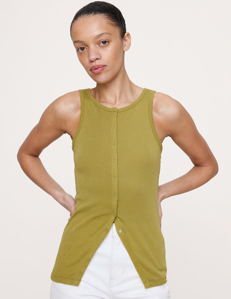 Playera tank cuello redondo para mujer Playera tank cuello redondo para mujer
