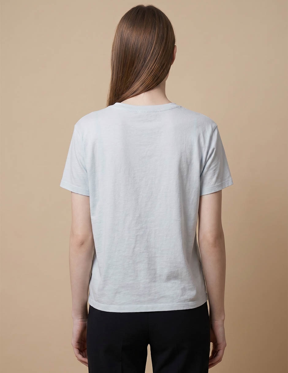 Playera manga corta Br Factory cuello redondo para mujer