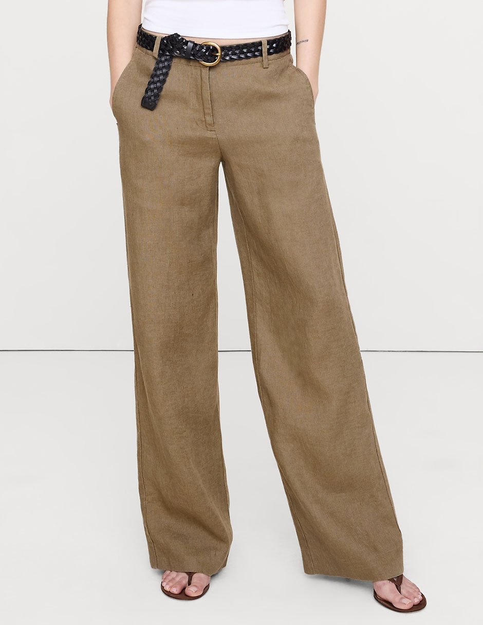 Pantalón relaxed amplio para mujer