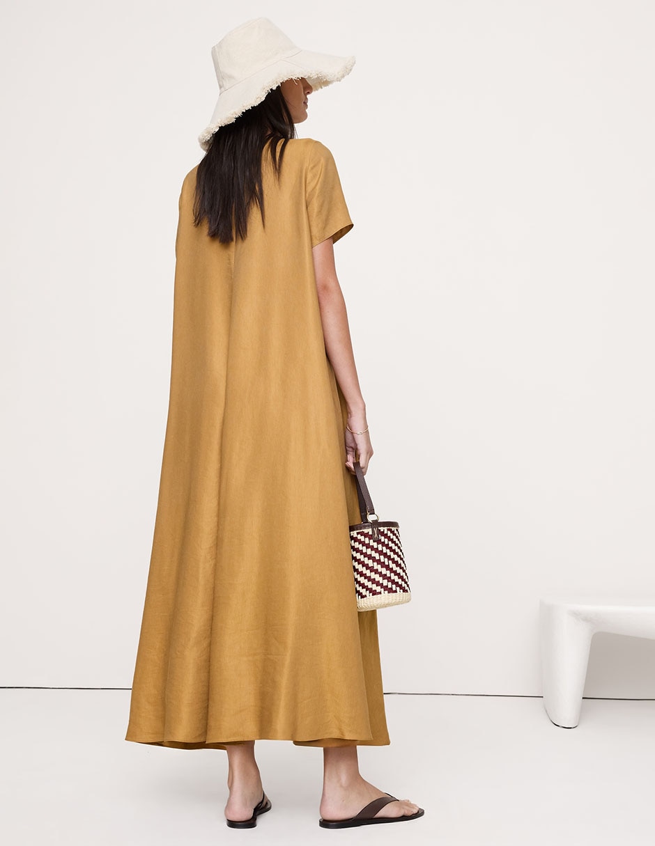 Vestido midi casual para mujer