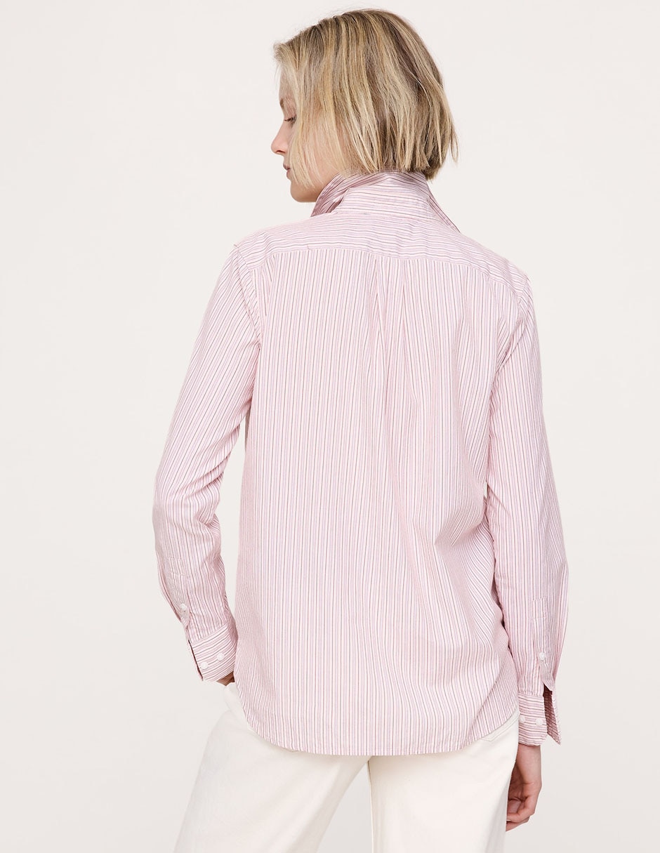 Camisa de algodón manga larga para mujer 2