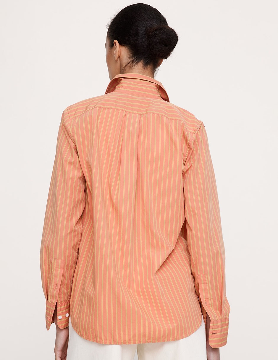 Camisa de algodón manga larga para mujer 2