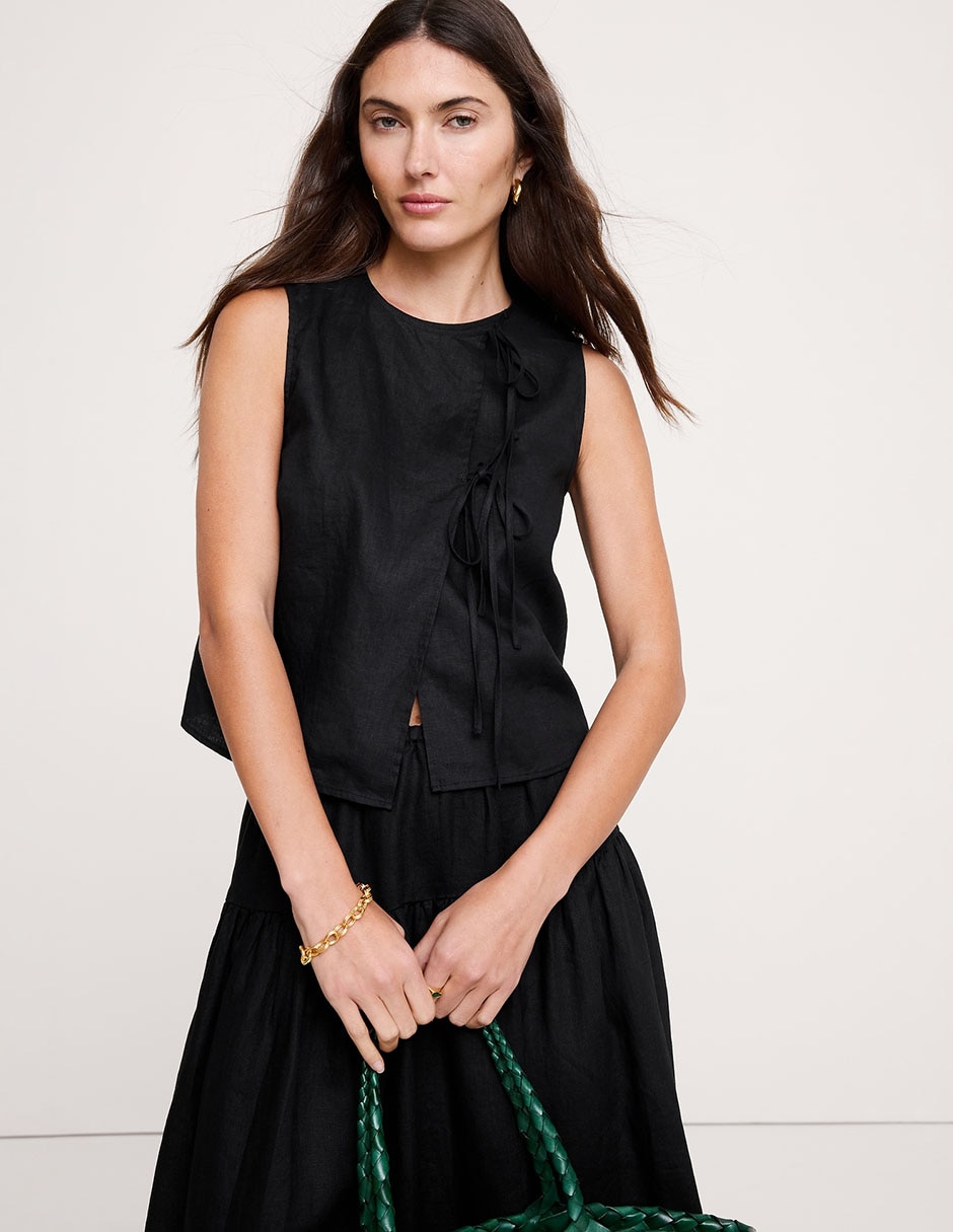 Blusa sin manga para mujer 2