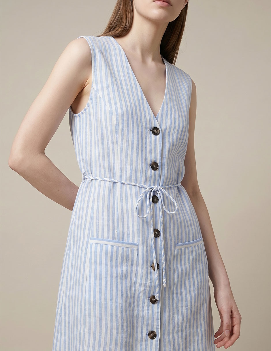 Vestido a la rodilla casual para mujer 3