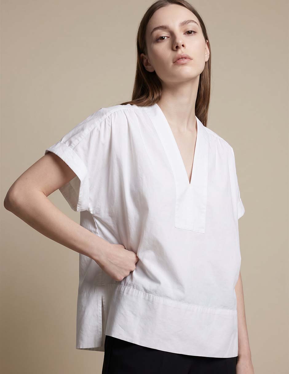 Blusa manga corta para mujer 1