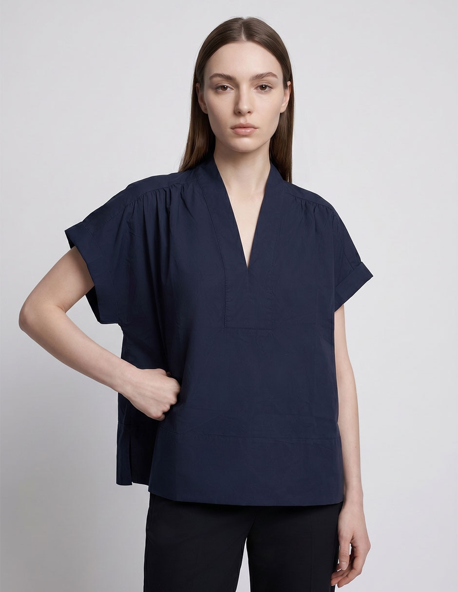 Blusa manga corta para mujer