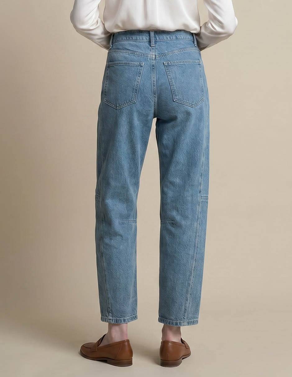Jeans barrel para mujer 2