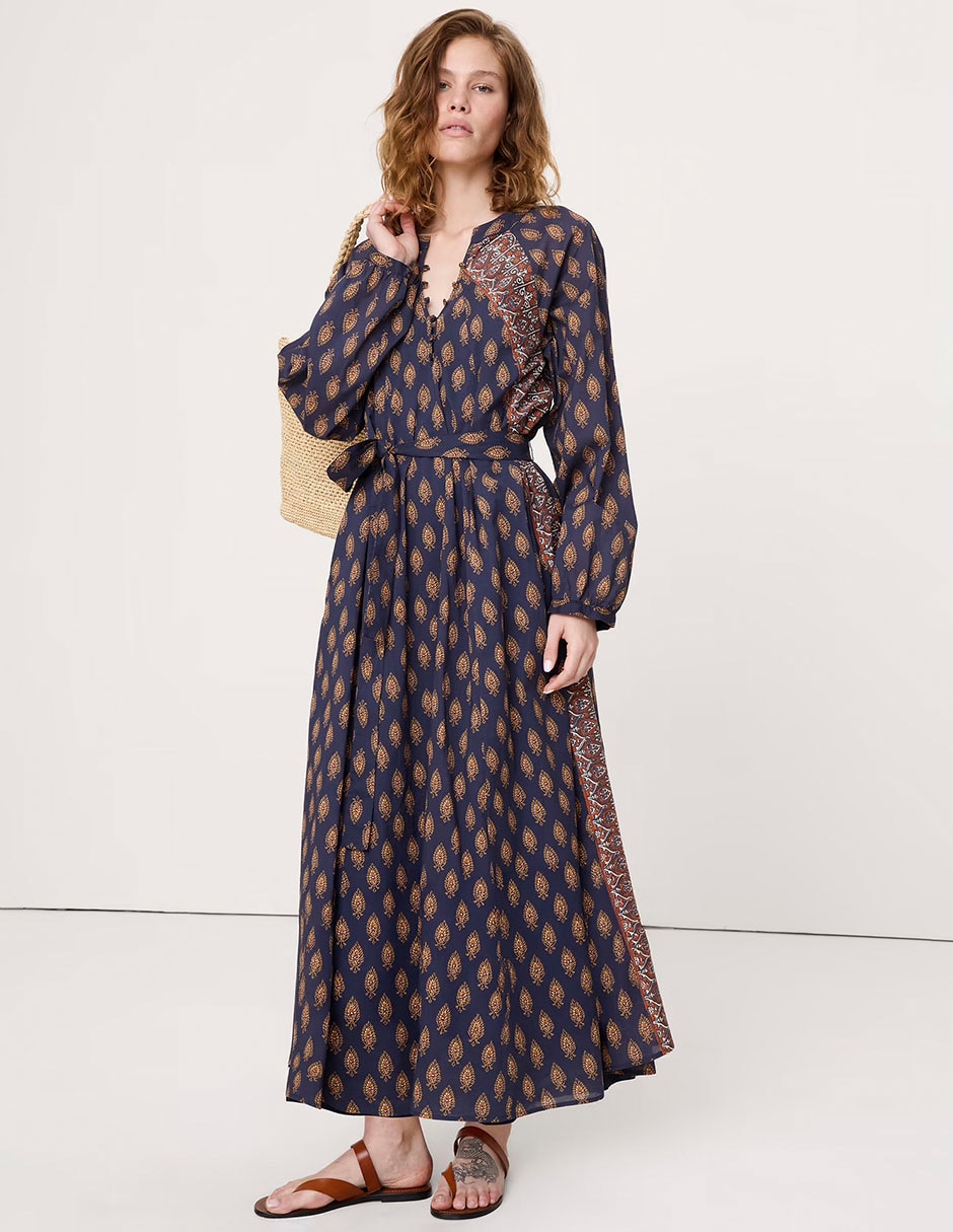 Vestido largo casual para mujer