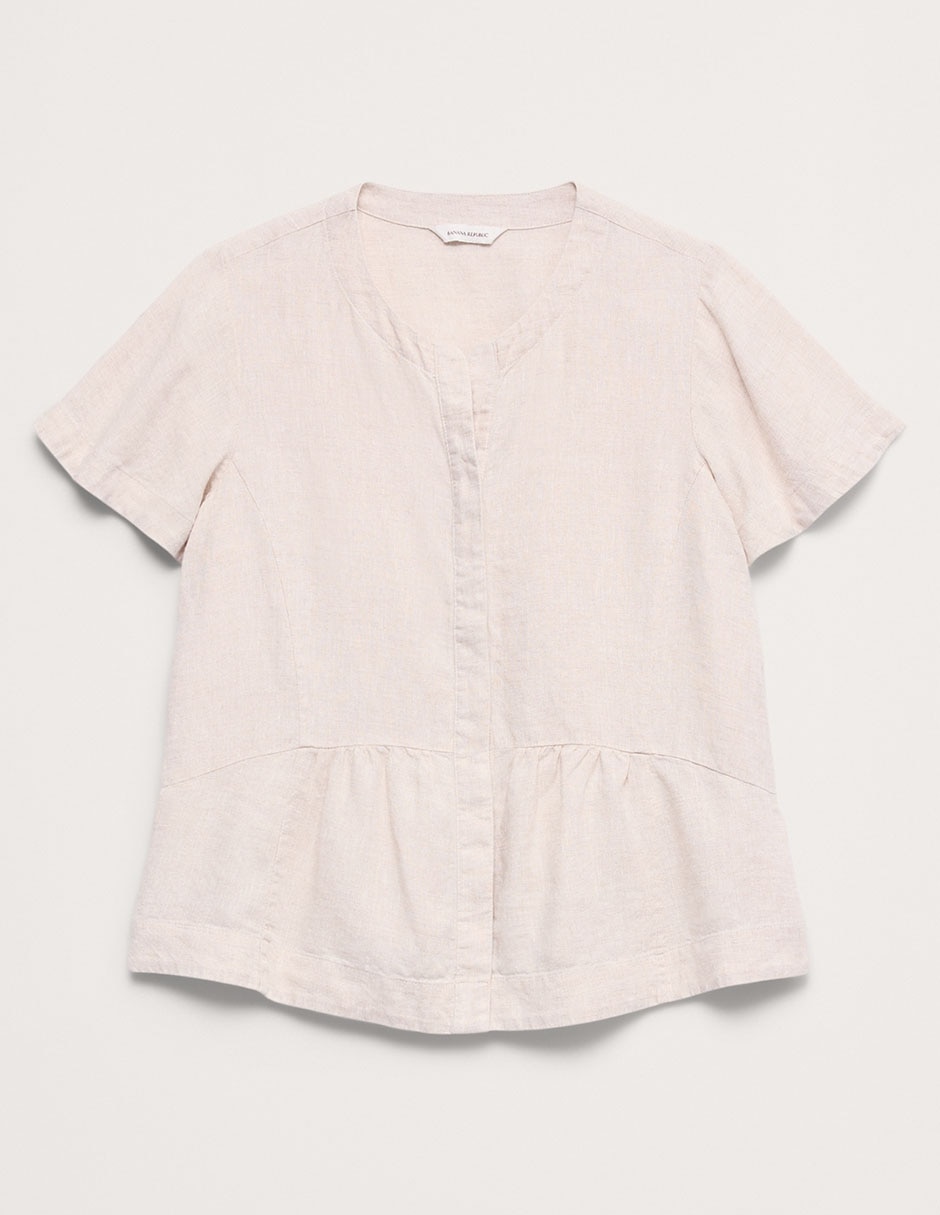Blusa manga corta para mujer