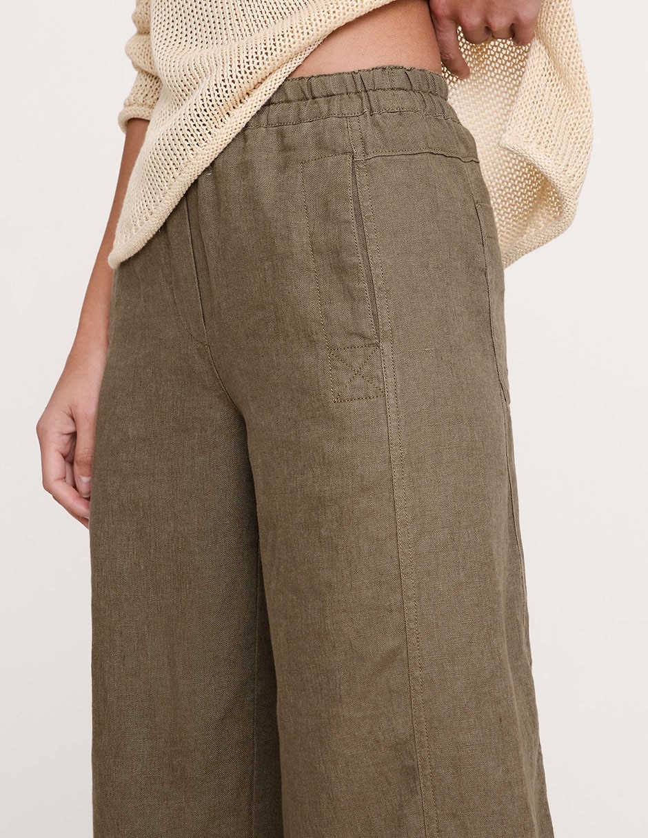Pantalón relaxed amplio para mujer 3