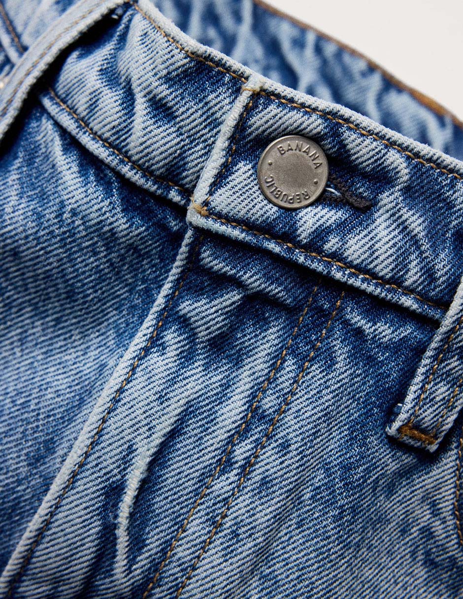 Jeans relaxed wide leg para mujer 7
