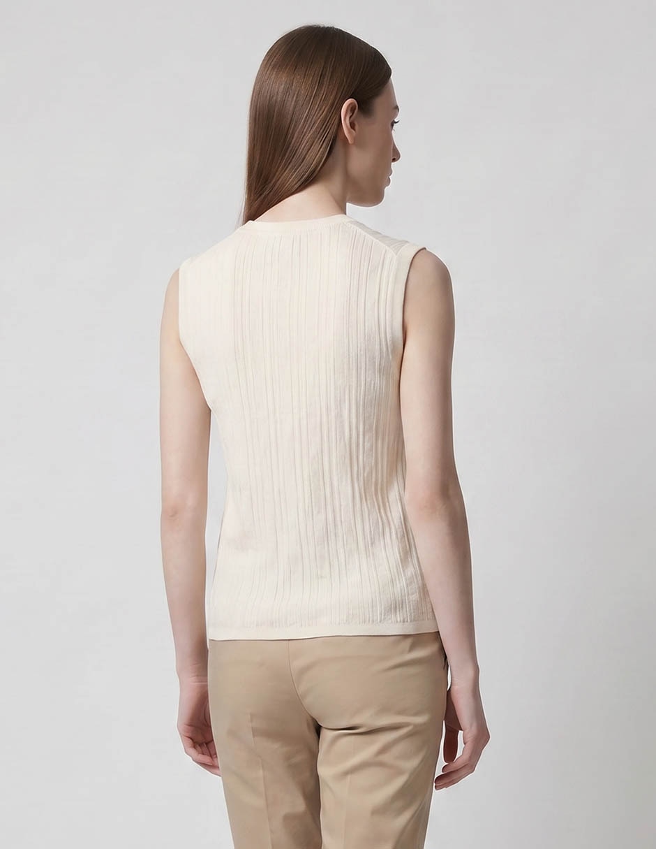 Blusa sin manga para mujer 2