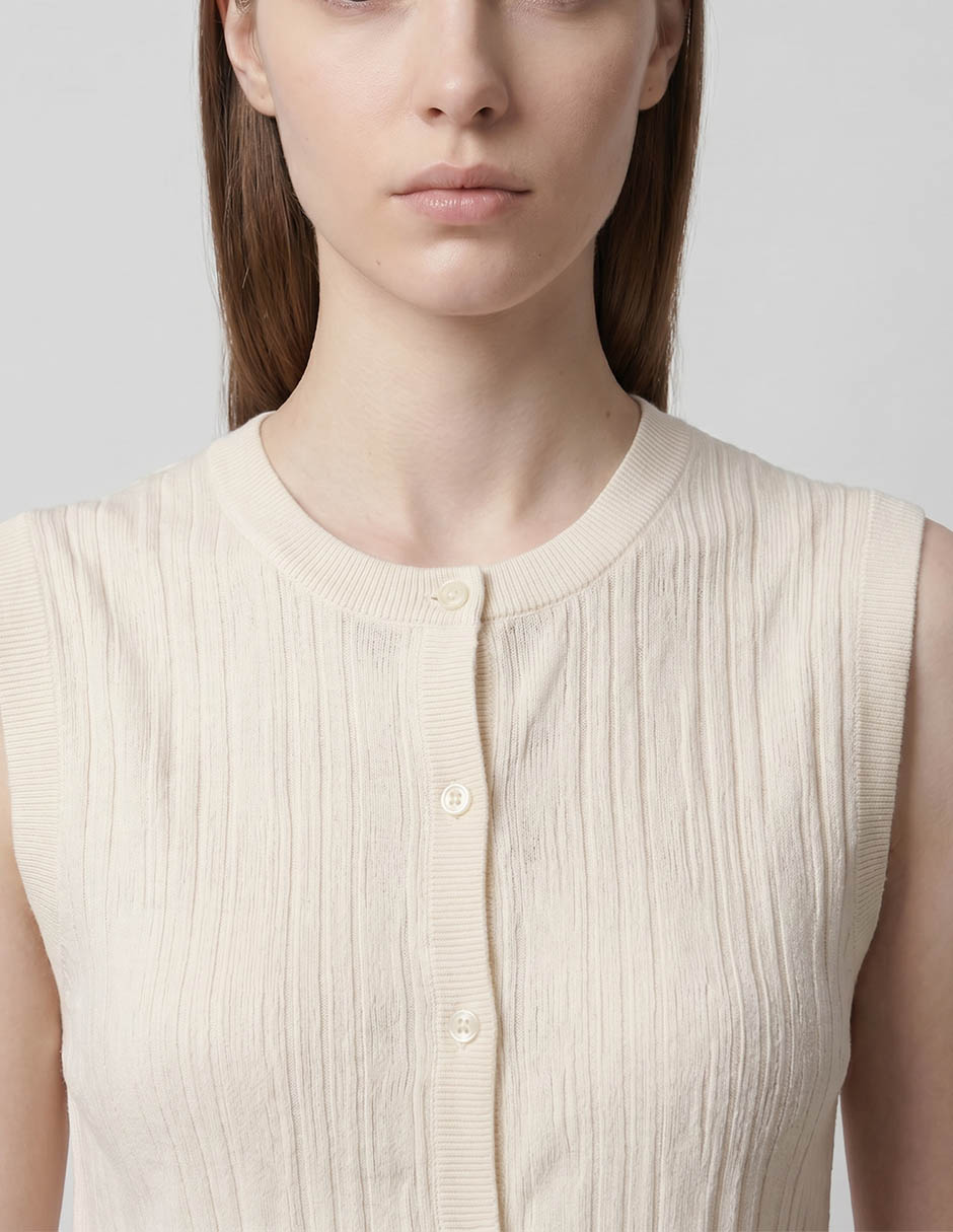 Blusa sin manga para mujer 4