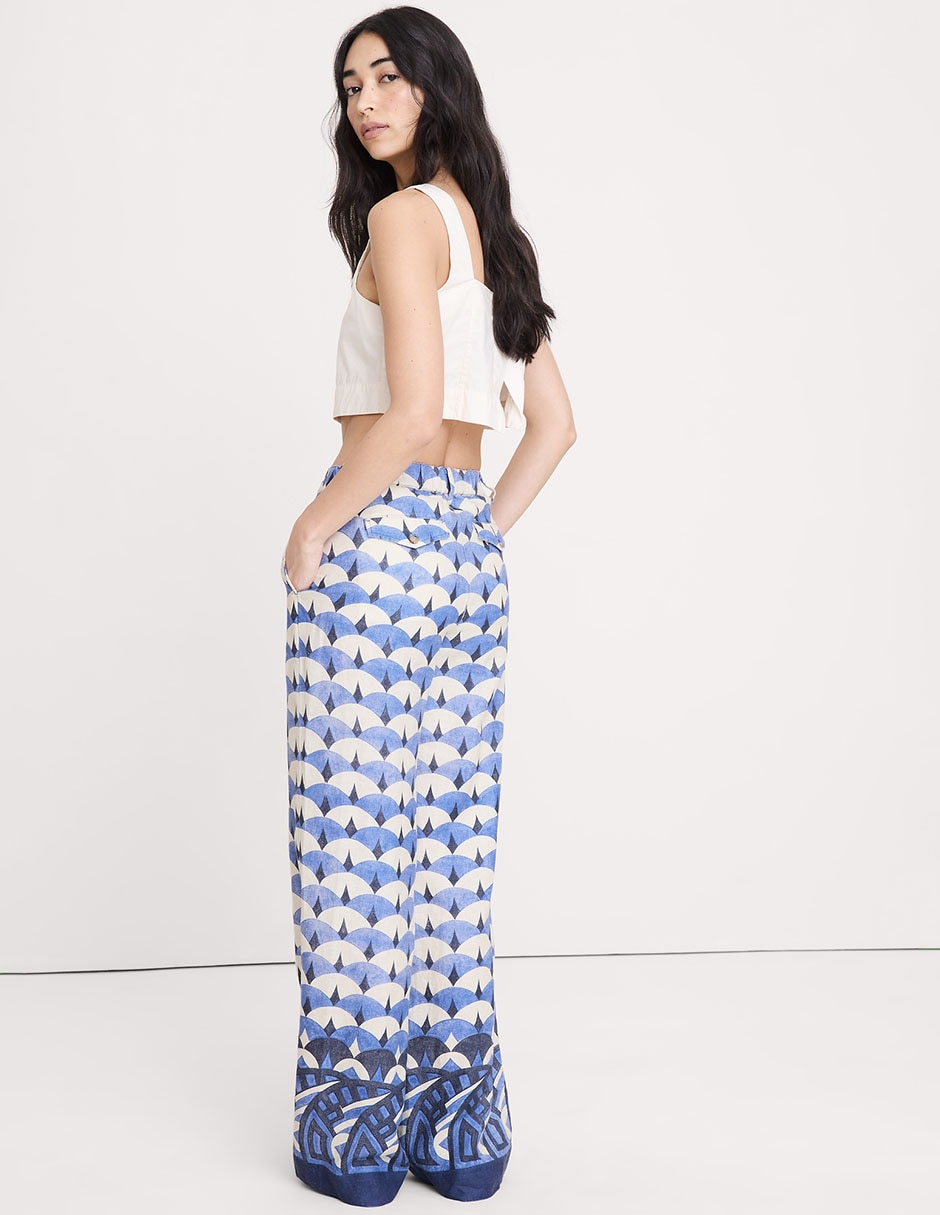 Pantalón relaxed amplio para mujer