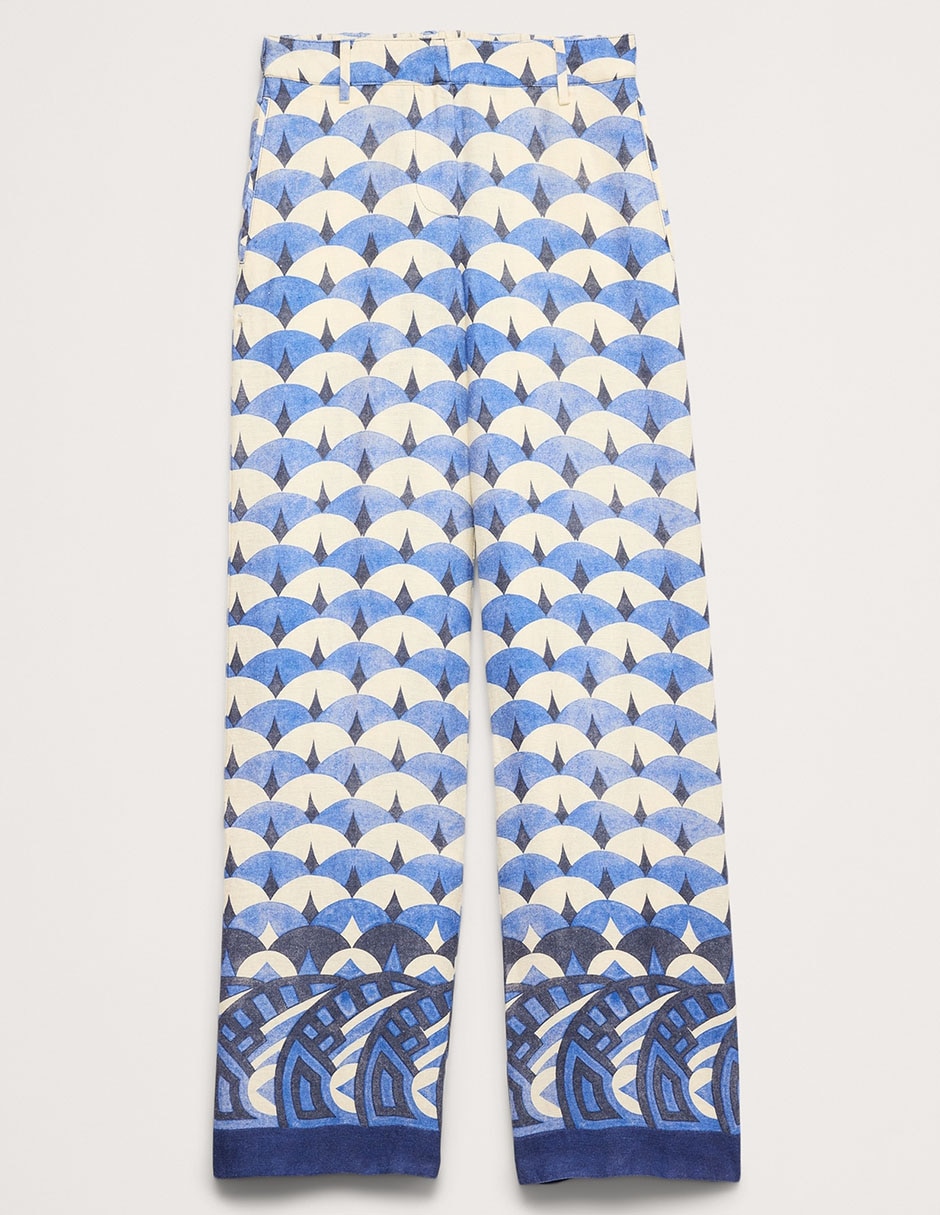 Pantalón relaxed amplio para mujer