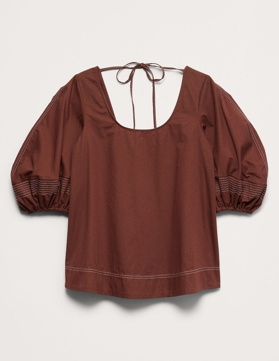 Blusa manga 3/4 para mujer