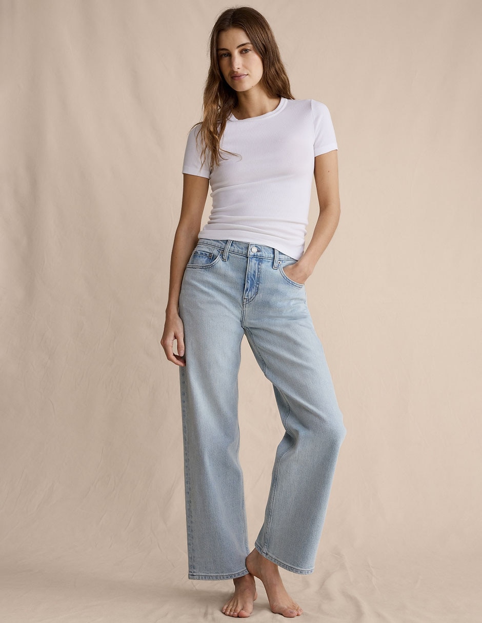 Jeans recto Banana Republic para mujer