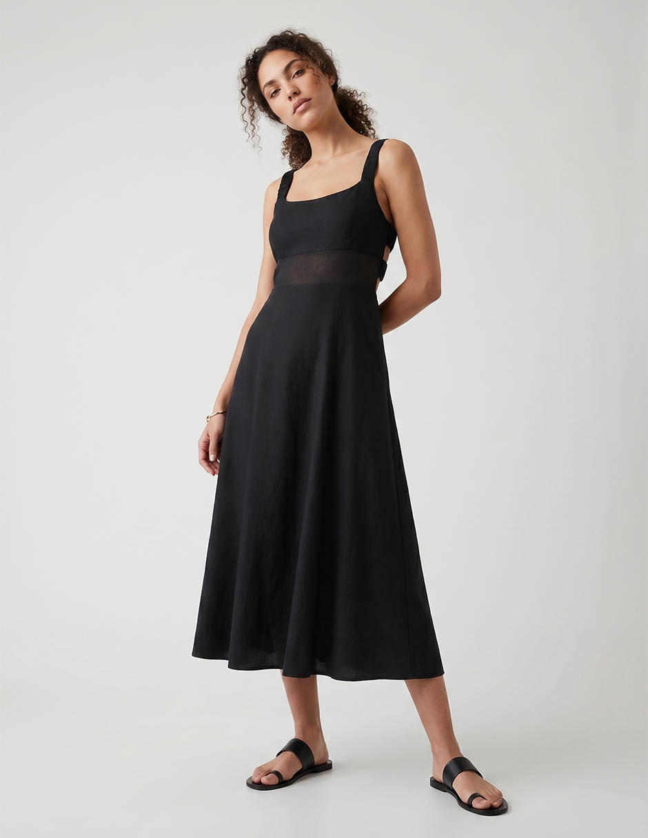 Vestido crop casual para mujer