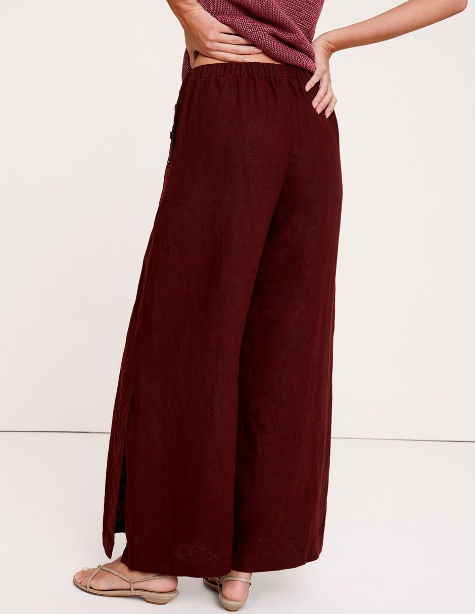 Pantalón relaxed acampanado para mujer 2