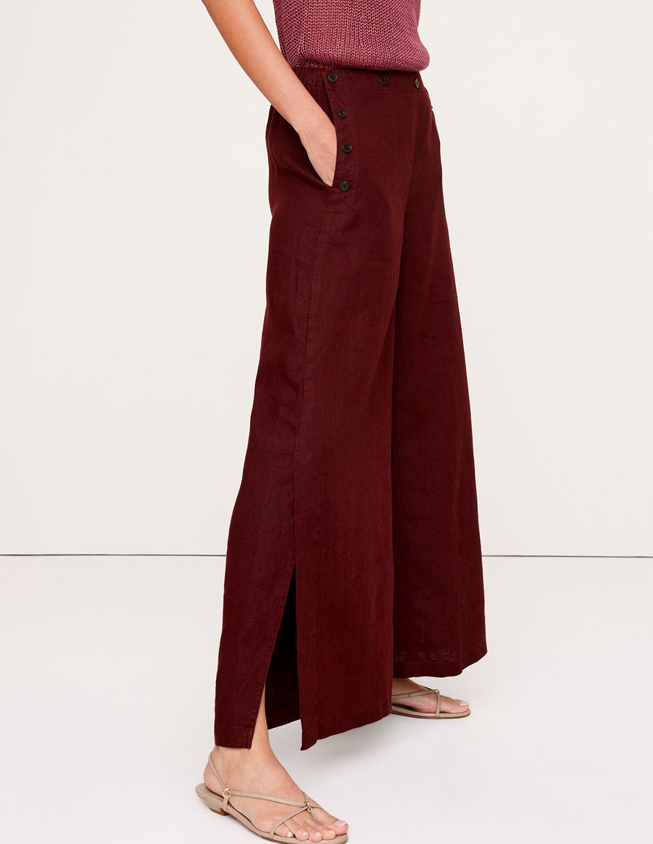 Pantalón relaxed acampanado para mujer 3